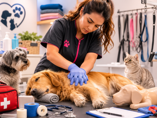Primeiros Socorros para Profissional de Estética Animal 100% Presencial • Intensivo